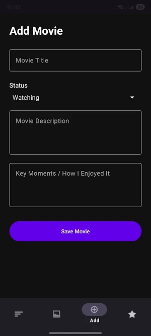 Watchlist Tracker - Movie Log Screenshot 2