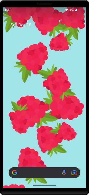 Raspberries Live Wallpaper Screenshot 2