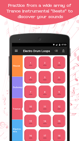 Electro Drum Loops : Learn and Practice your Tones Screenshot 1