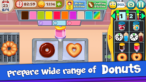 Donut Truck - Cafe Kitchen Cooking Games Screenshot 2
