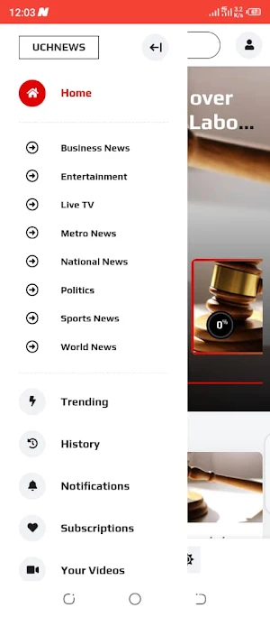 Uchnews: Latest News on the go Screenshot 2