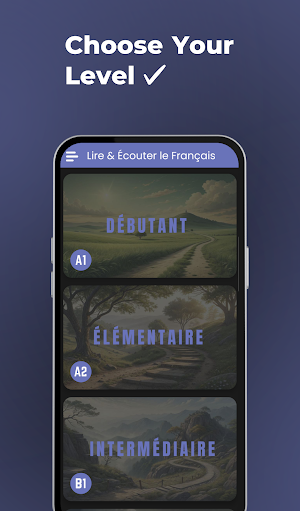 French Stories: Quiz & Audio Screenshot 2