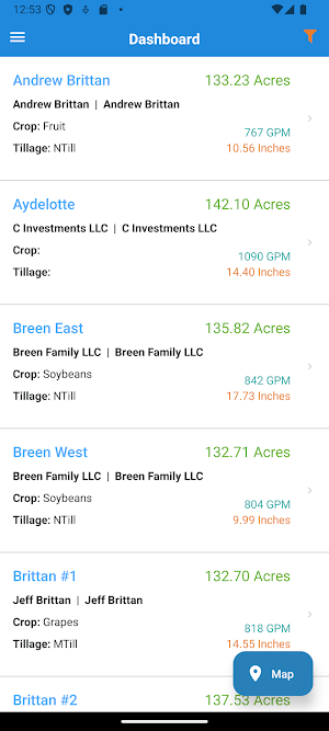 Irrigator Mobile Screenshot 1