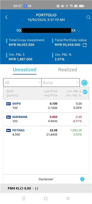 RHB BTX Mobile (Enhanced) Screenshot 3