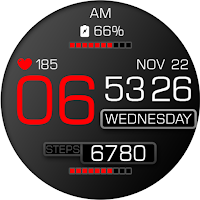 Key110 Digital Watch Face