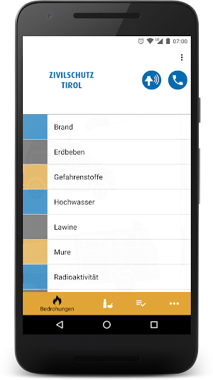 Zivilschutz Land Tirol Screenshot 1