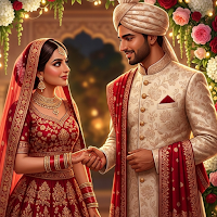 Bridal Makeup Wedding Dress up