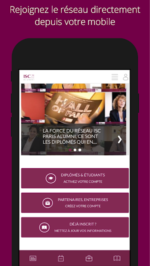 ISC Paris Alumni Screenshot 1