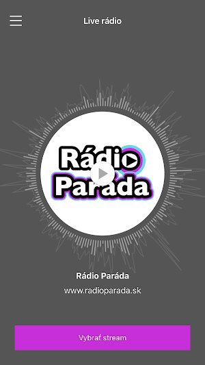 Rádio Paráda Screenshot 1