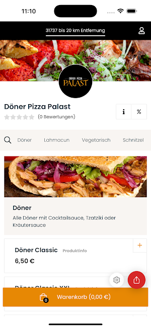 Döner Pizza Palast Screenshot 1