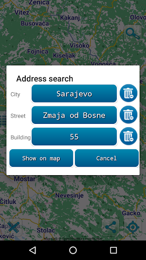 Bosnia and Herzegovina map Screenshot 2