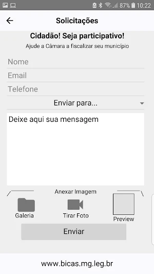 Câmara Bicas Screenshot 2