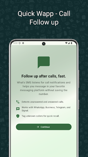 Quick Wapp - Call Follow Up Screenshot 0