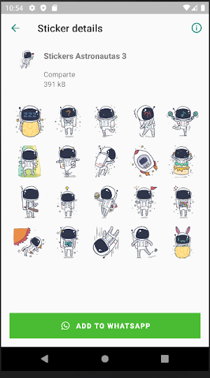 Stickers de Astronautas Screenshot 3