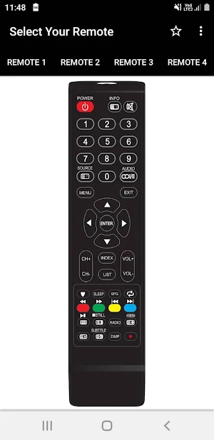 Suniya TV Remote Screenshot 1