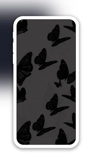 Butterfly Silhouette Wallpaper Screenshot 1