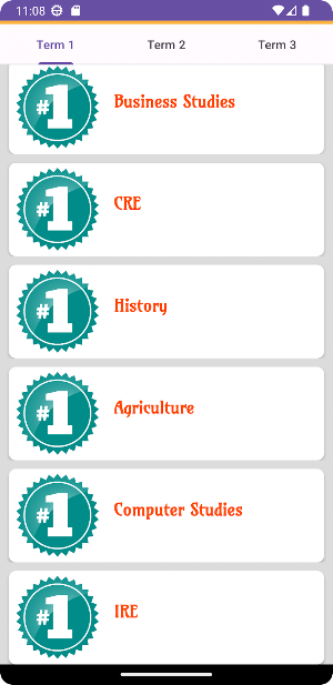 Form 2 Revision Exams Screenshot 1