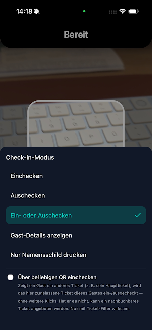 TicketYoo Checkin Screenshot 0