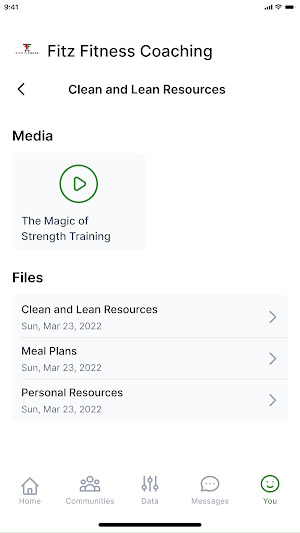 Fitz Fitness Coach Screenshot 3