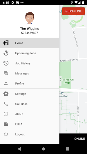 U-Mobile Transit Driver Screenshot 2