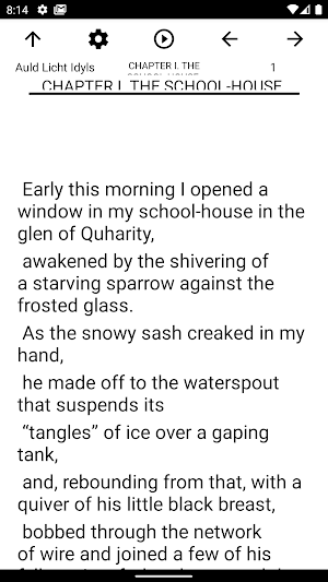 Book, Auld Licht Idyls Screenshot 1