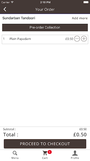 Sundarban Tandoori Screenshot 2