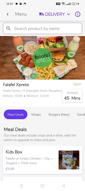 Swishr: Food & more Screenshot 1
