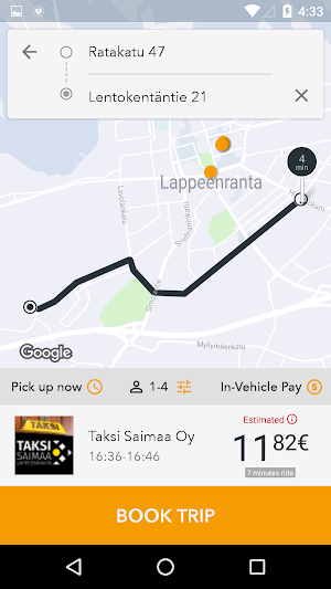 Taksi Saimaa Screenshot 1