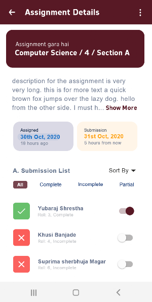 Mallarani School Screenshot 0
