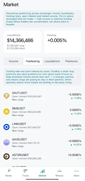 Undertow: Crypto Flows Screenshot 3