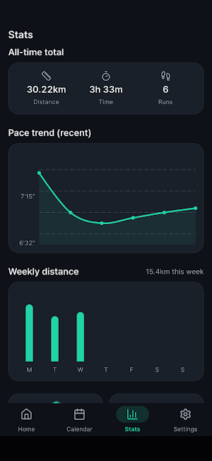 TreadLog - Treadmill Run Log Screenshot 2