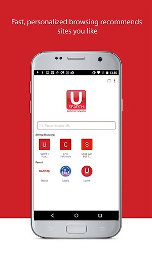 Usearch – Positive Browser Screenshot 1