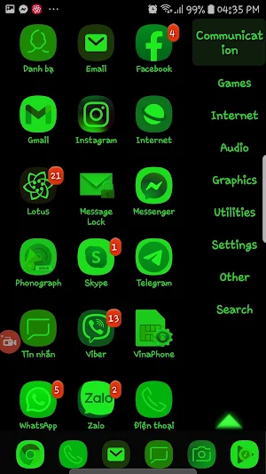 Launcher Sidebar (Best launcher, no ads) Screenshot 3