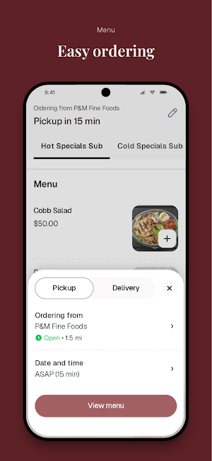 P&M Fine Foods Screenshot 2