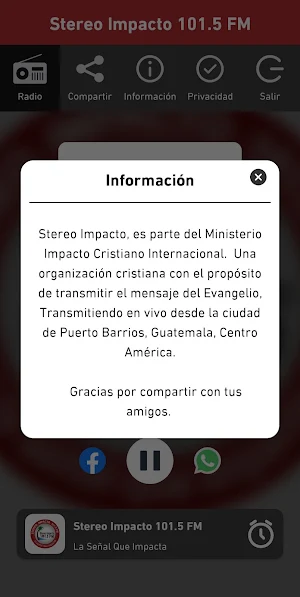 Stereo Impacto 101.5 FM Screenshot 1