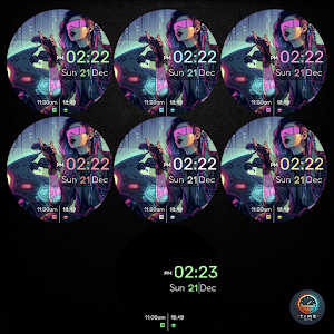 Cyberpunk - watch face Screenshot 2