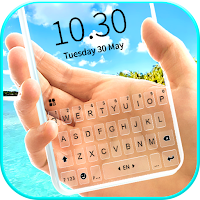 Tropical Transparent Keyboard 