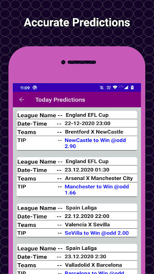RR Football Predictions Screenshot 1