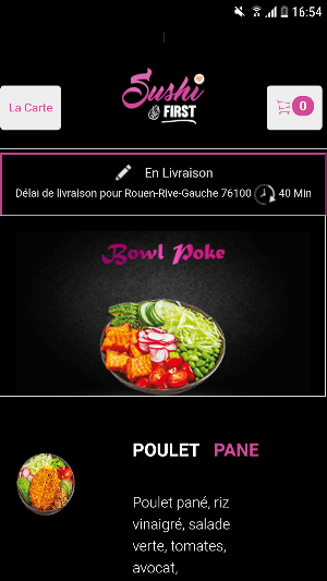 Sushi First Sotteville Rouen Screenshot 2