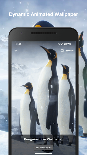 Penguins Live Wallpaper Screenshot 1