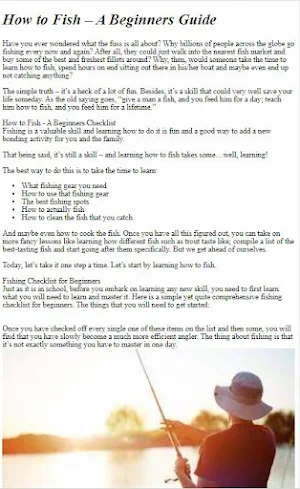 How to Fishing Screenshot 2