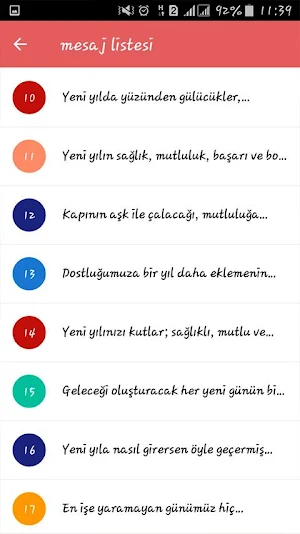 yeni yiliniz kutlu olsun mesajlari 2021 Screenshot 2