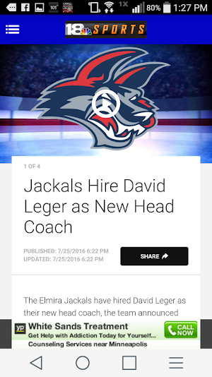 MyTwinTiers WETM 18 Sports App Screenshot 3