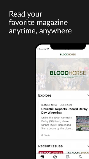 BloodHorse Magazine Screenshot 1