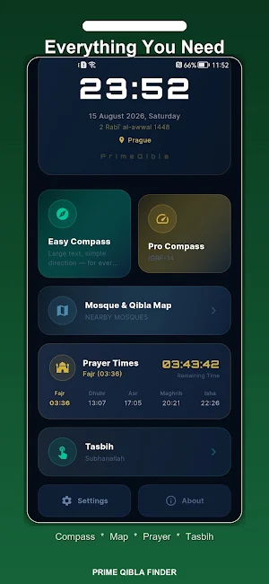 Prime Qibla Finder Screenshot 0