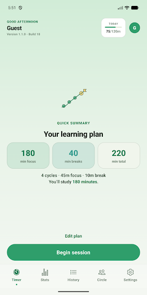 Focus Flow: Study Timer Screenshot 2