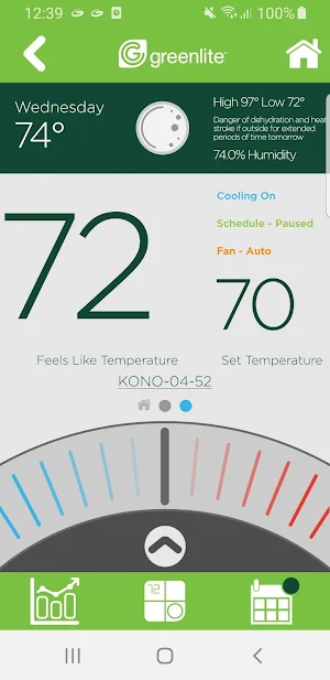 Greenlite Thermostat Screenshot 3