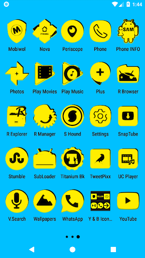 Yellow and Black Icon Pack Screenshot 3