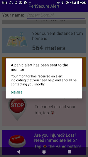 PeriSecure Alert screenshot 4