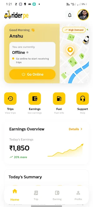 Rider Pe Partner Screenshot 3